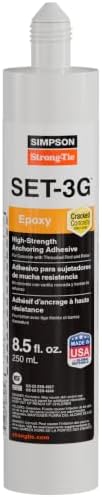 Simpson Strong-Tie SET-3G10 High-Strength Epoxy Anchoring Adhesive for Thread...