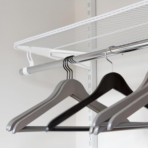 Menkxi 20 Pcs Track Locking Shelf Bracket, 12 Inch