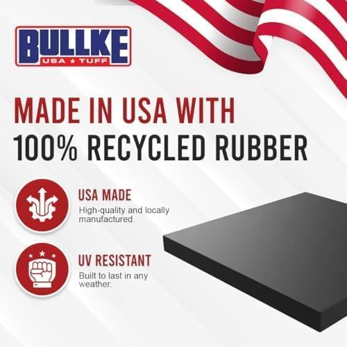 USA Made RV Leveling Jack Flex Pads 9" – Heavy-Duty Rubber Jack Pads – N...
