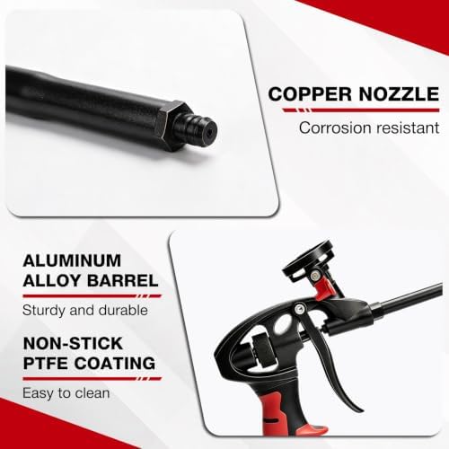 SHALL 2-Pack Professional Expanding Foam Spray Gun - Insulation Guns Kit