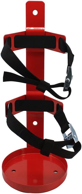 Fire Extinguisher Mount,Metal Bracket red 1pcs