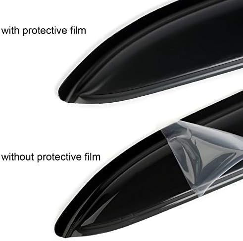 94459 Side Window Wind Deflector, Dark Smoke Window Visor fit