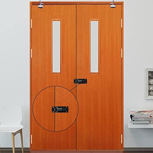 2PC 4-Digit Combination Slide Lock Solid Combination Bolt Latch Combi-Bolt