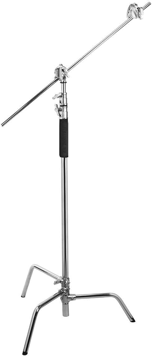 Flashpoint 10' C Stand w/Turtle Base, 40" Grip Arm & 2x 3" ...