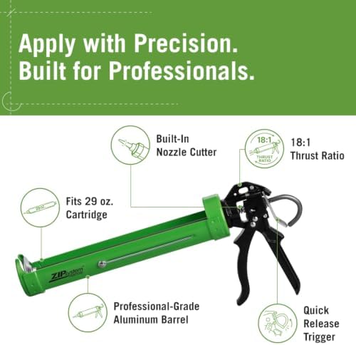 ZIP System Liquid Flash Cartridge Applicator, Caulk Gun, 29 oz Cartridge