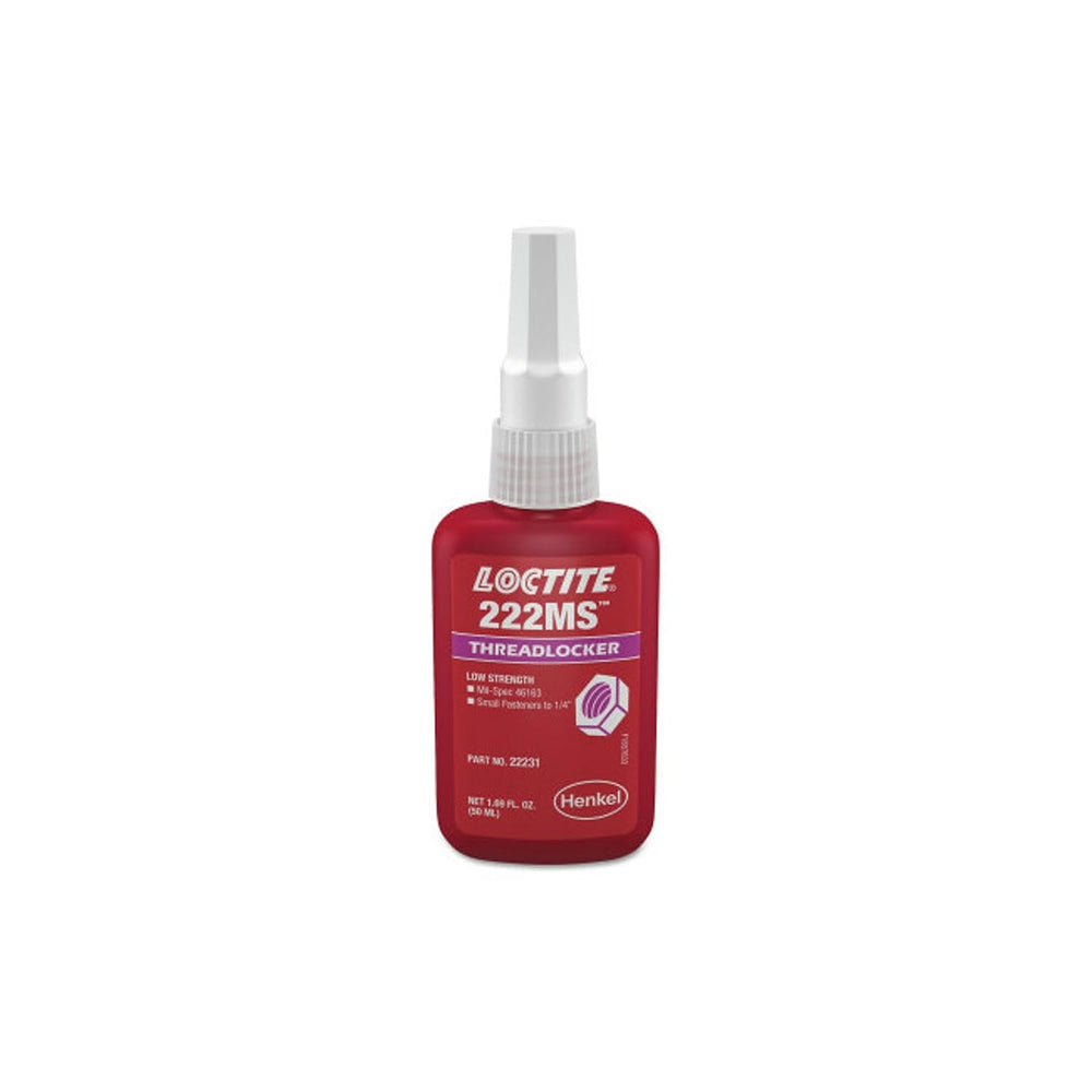 Loctite 135334 Purple 222MS Low Strength Thread Locker, 300 degrees F Maximum...