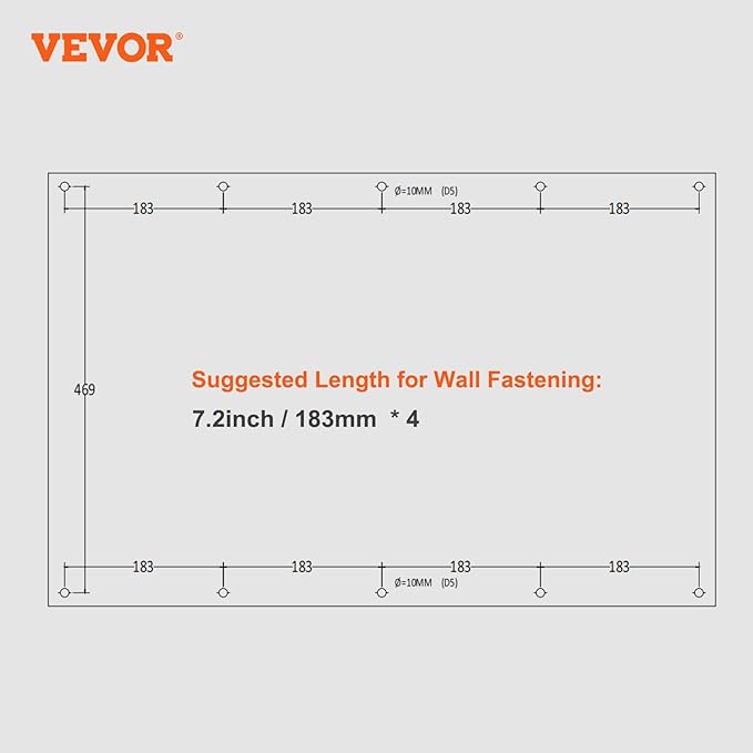 VEVOR Metal Storage Cabinet, 120lbs Load Capacity per Shelf, Press to Close &...