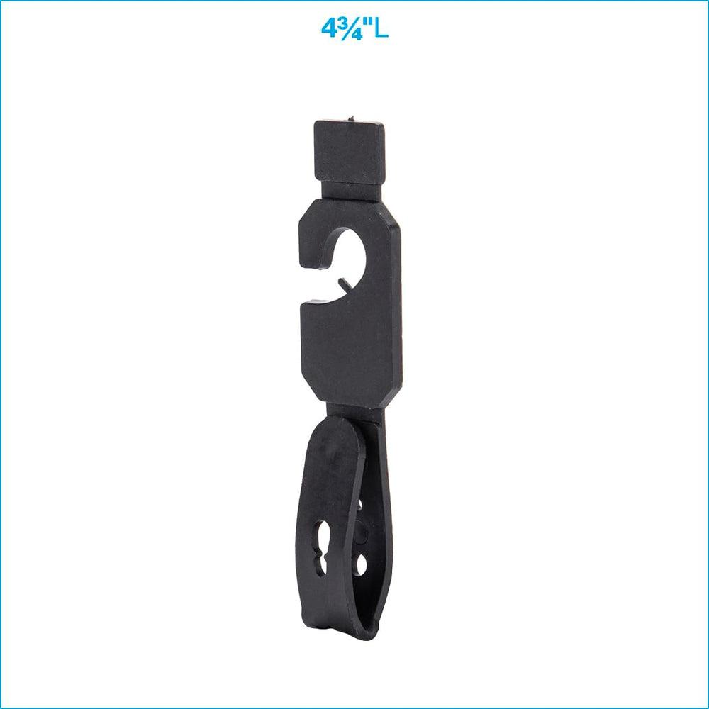 SSWBasics Black Plastic Belt Hangers - Pack of 100