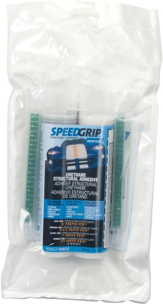Norton Speedgrip Structural Urethane Adhesive, 1 Minute Working Time, 220ml