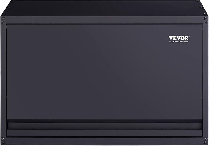 VEVOR Metal Storage Cabinet, 120lbs Load Capacity per Shelf, Press to Close &...