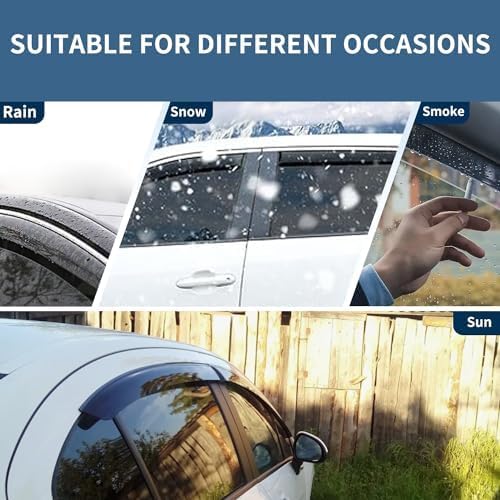 Window Visor Rain Guard Compatible