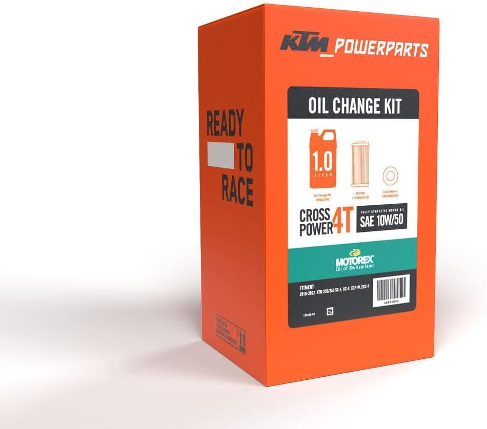 KTM/Motorex Oil Change Kit 10W/50 (1.0L) 6-pack