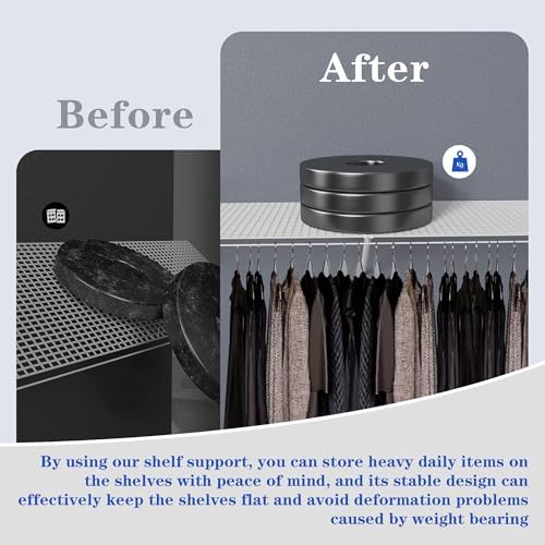 15 Pack 12-Inch Wire Shelf Support Brackets Closet Wire Shelving Support Brac...