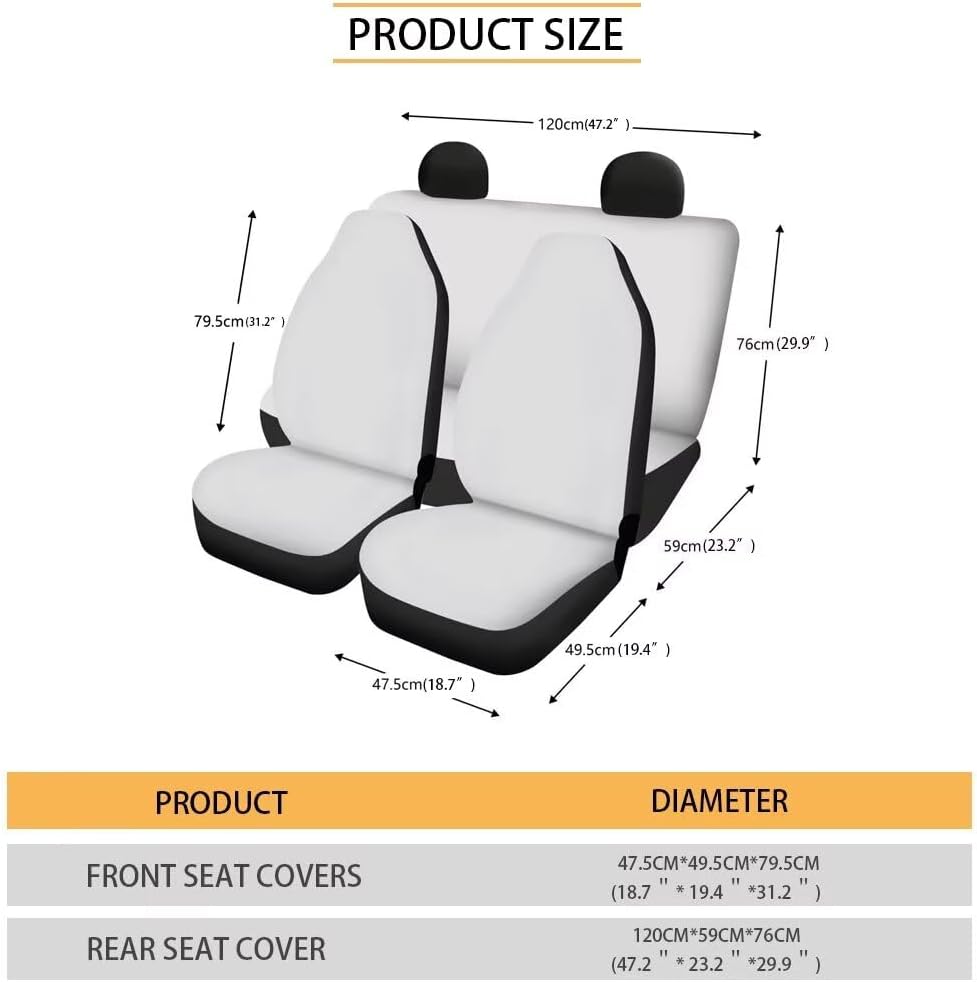 Car Accessories Pink Strawberry Car Seat Cover Full Set Include Cup Coasters ...