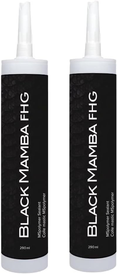 Black Mamba FHG High Tack - Superfast Mono Component Polymer Sealant Cartridg...