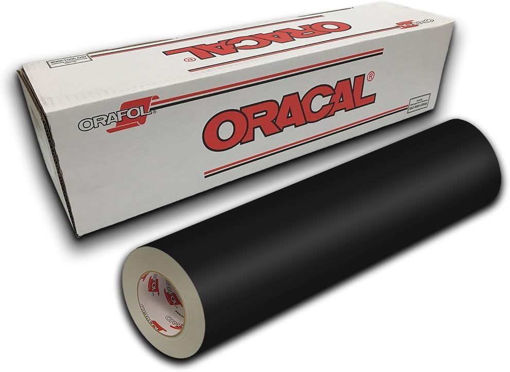 ORACAL 651 Matte Vinyl Roll Bulk 24" x 150ft - Black