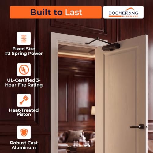 Boomerang D703 Medium-Duty Designer Auto Commercial Door Closer