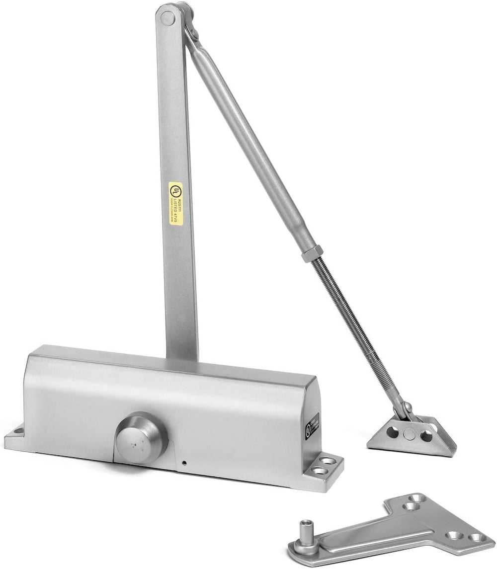 Dynasty 4000 Series Door Closer, Sprayed Aluminum, Spring 4