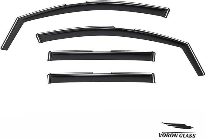 Voron Glass in-Channel Extra Durable Rain Guards (4 Pieces)