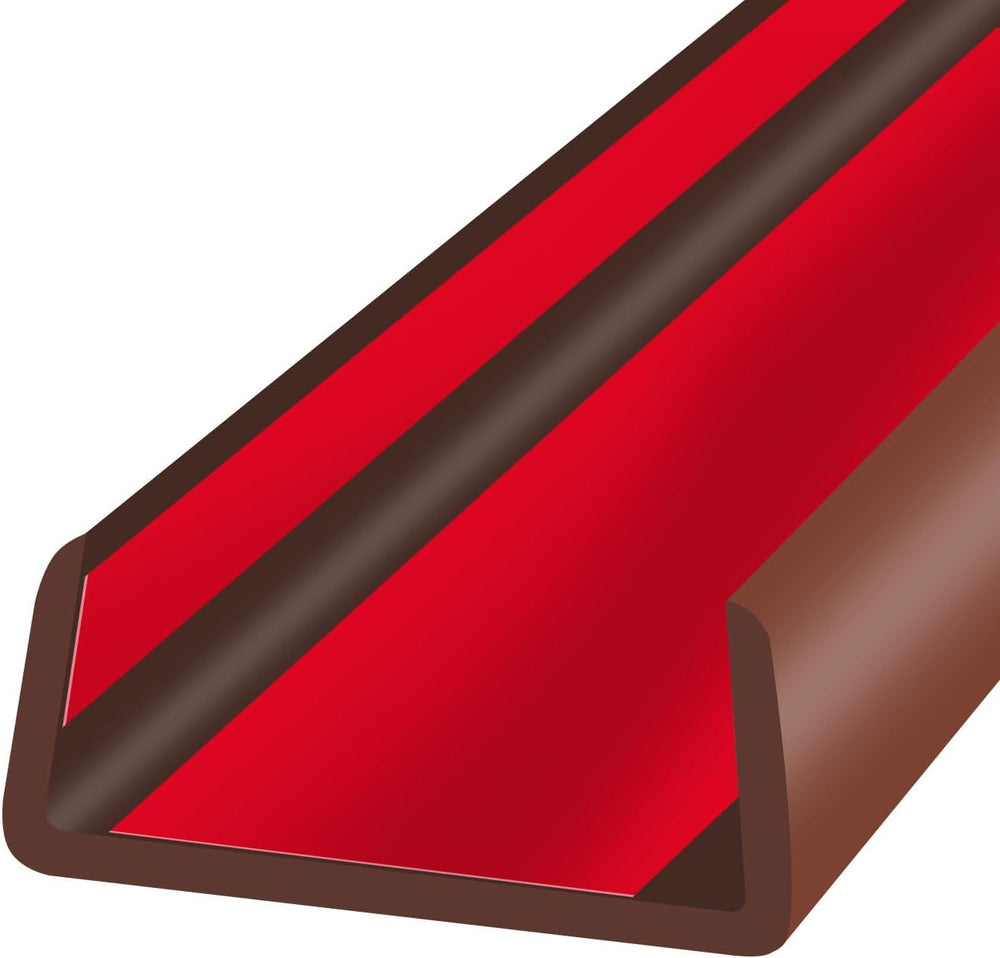 Rubber Edge Trim, Flexible Self Adhesive U Shaped Peel and Stick Edge Banding
