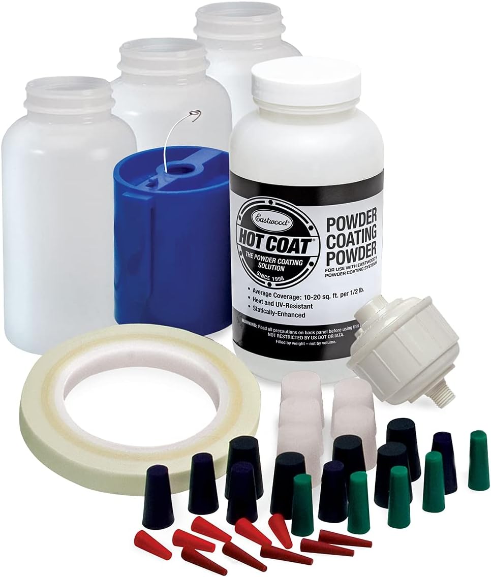 Eastwood Powder Coating Accessories Kit 1/2 in. High Temperature Fiberglass M...