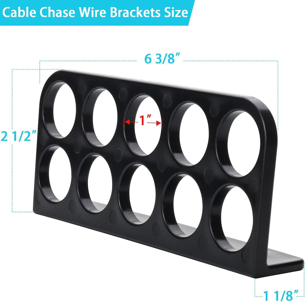 100Pack Cable Chase Wire Bracket,Cable Support Wire Bracket Holder for NMB