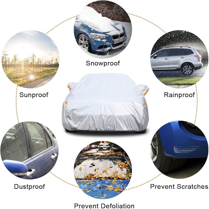 Kayme 6 Layers SUV Car Cover Custom Fit