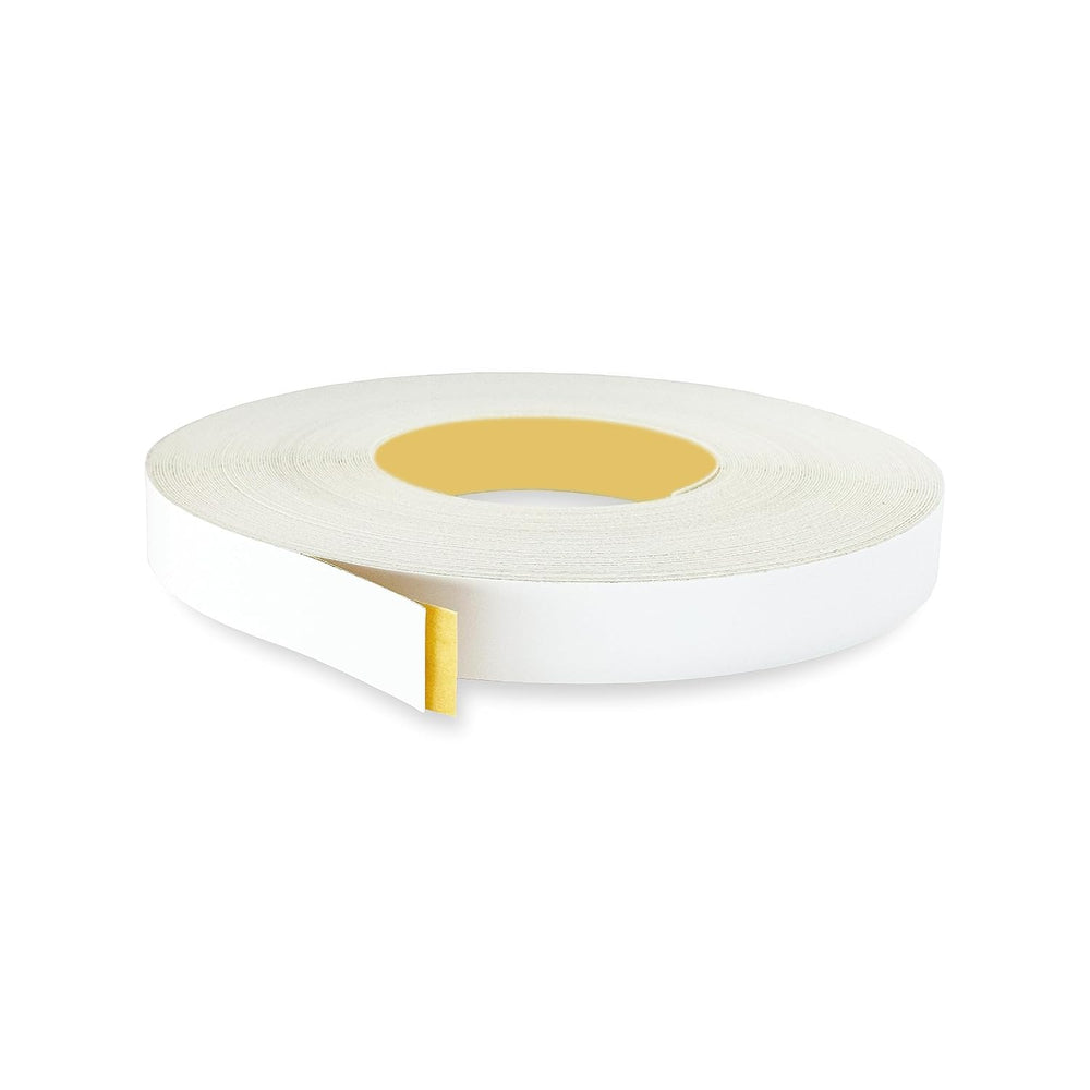 White PVC 7/8 inch x 100 ft Edge Banding Tape Peel Stick Adhesive Edging Vene...