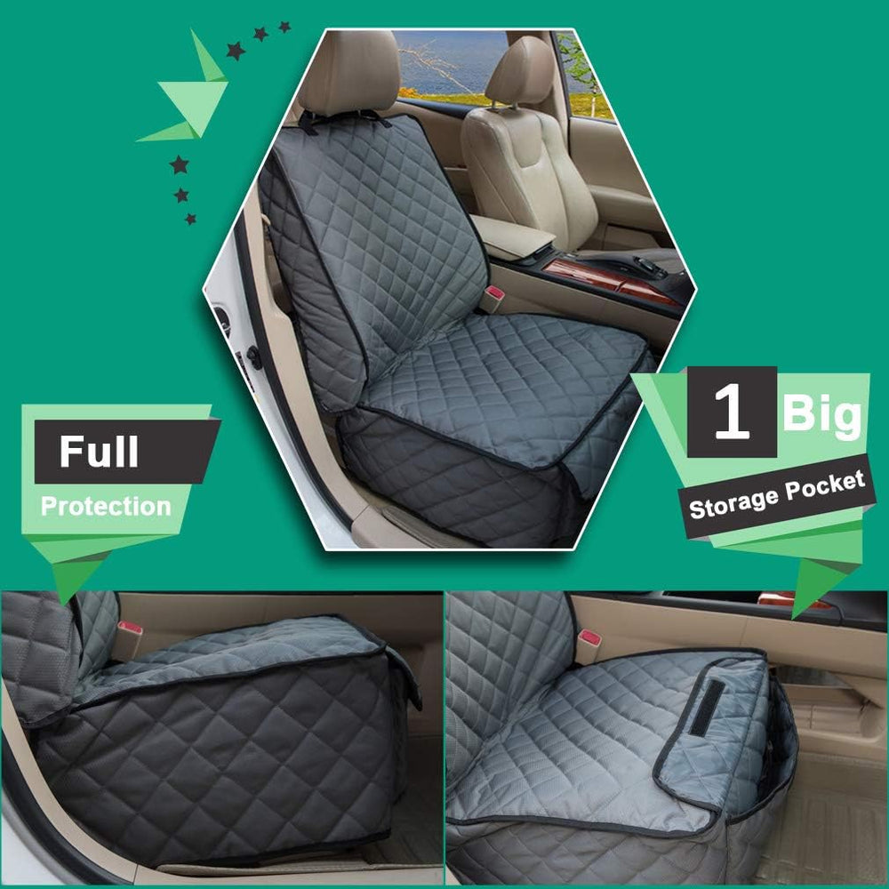 Waterproof Front Seat Cover Dog Car Seat Covers Nonslip and Full Protection w...