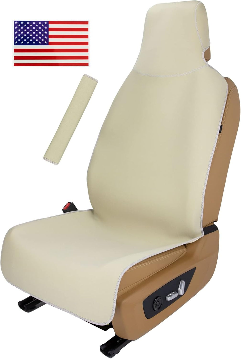 VSHIELD Waterproof Neoprene Car Seat Cover, Sweatproof Non-Slip Seat Protecto...