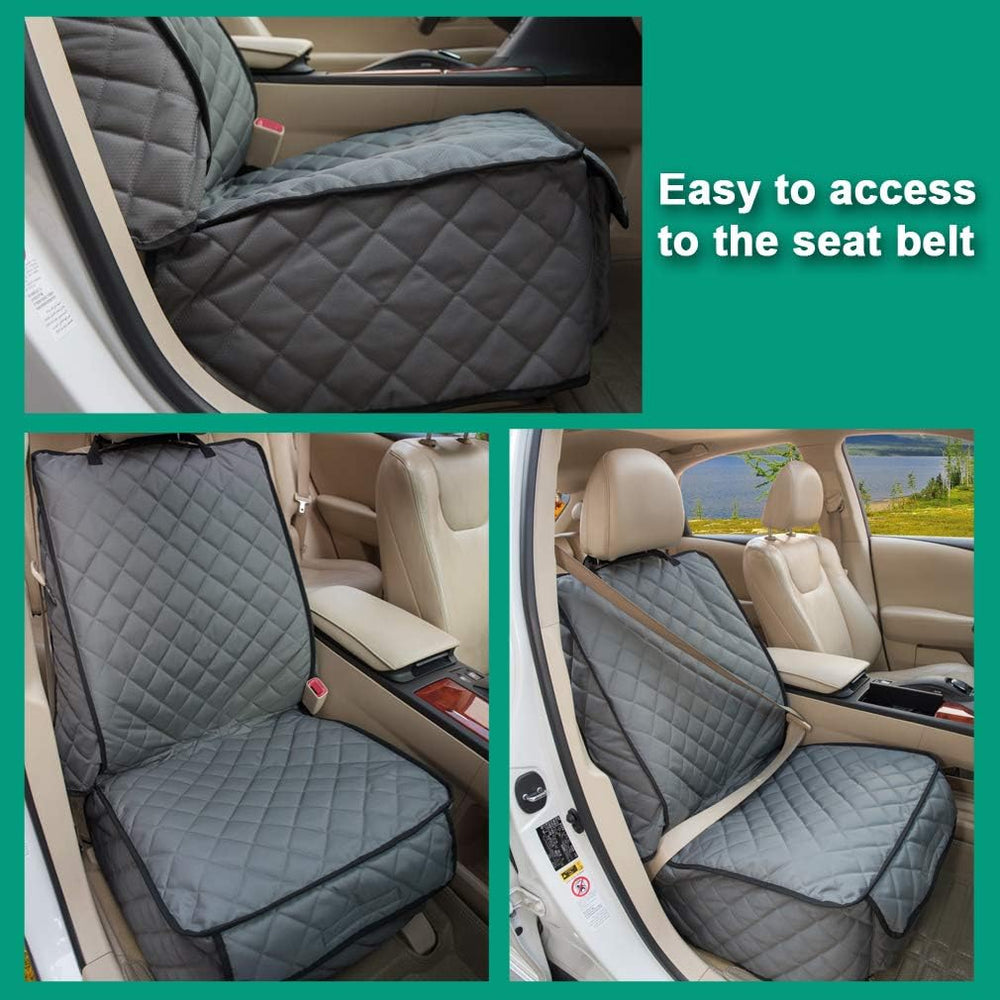 Waterproof Front Seat Cover Dog Car Seat Covers Nonslip and Full Protection w...