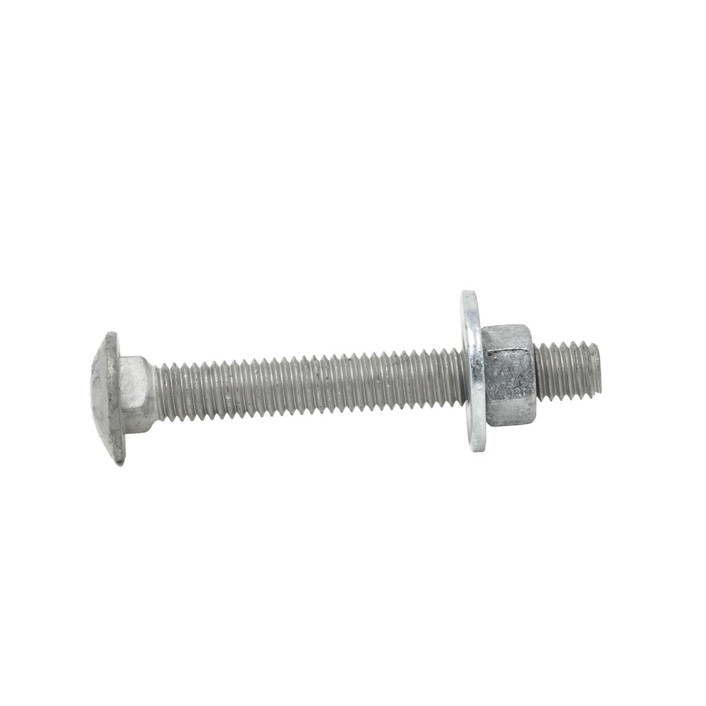 1/4"-20 x 2-1/2" (100 Pack) Galvanized Carriage Bolt Kit Grade 307A...