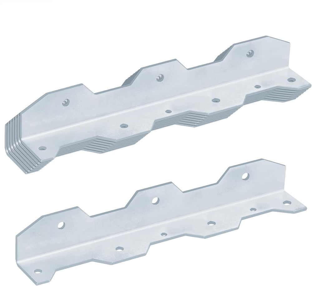 8 PCS 10-1/4" Staircase Angle Bracket, Stair Stringer Hanger for StairTread