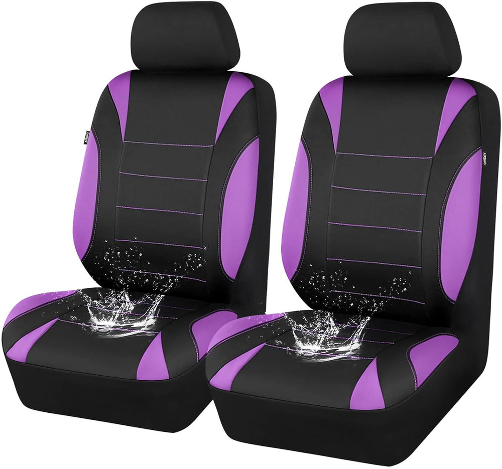CAR PASS Waterproof Car Seat Covers Front Seats Only with 5mm Composite EVA, ...