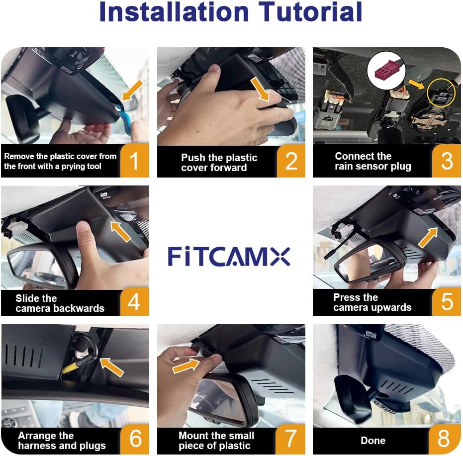 Fitcamx 4K Dash Cam Suitable for Hyundai Santa Fe 2024-2026 (Part No#P6000), ...