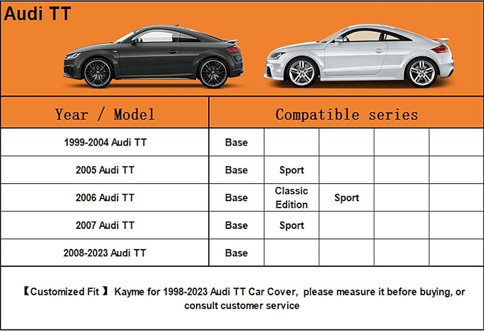 Kayme 6 Layers Car Cover Custom Fit
