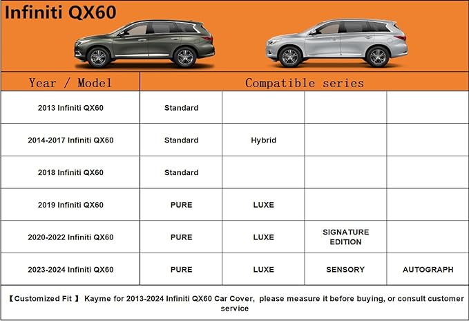 Kayme 6 Layers SUV Car Cover Custom Fit