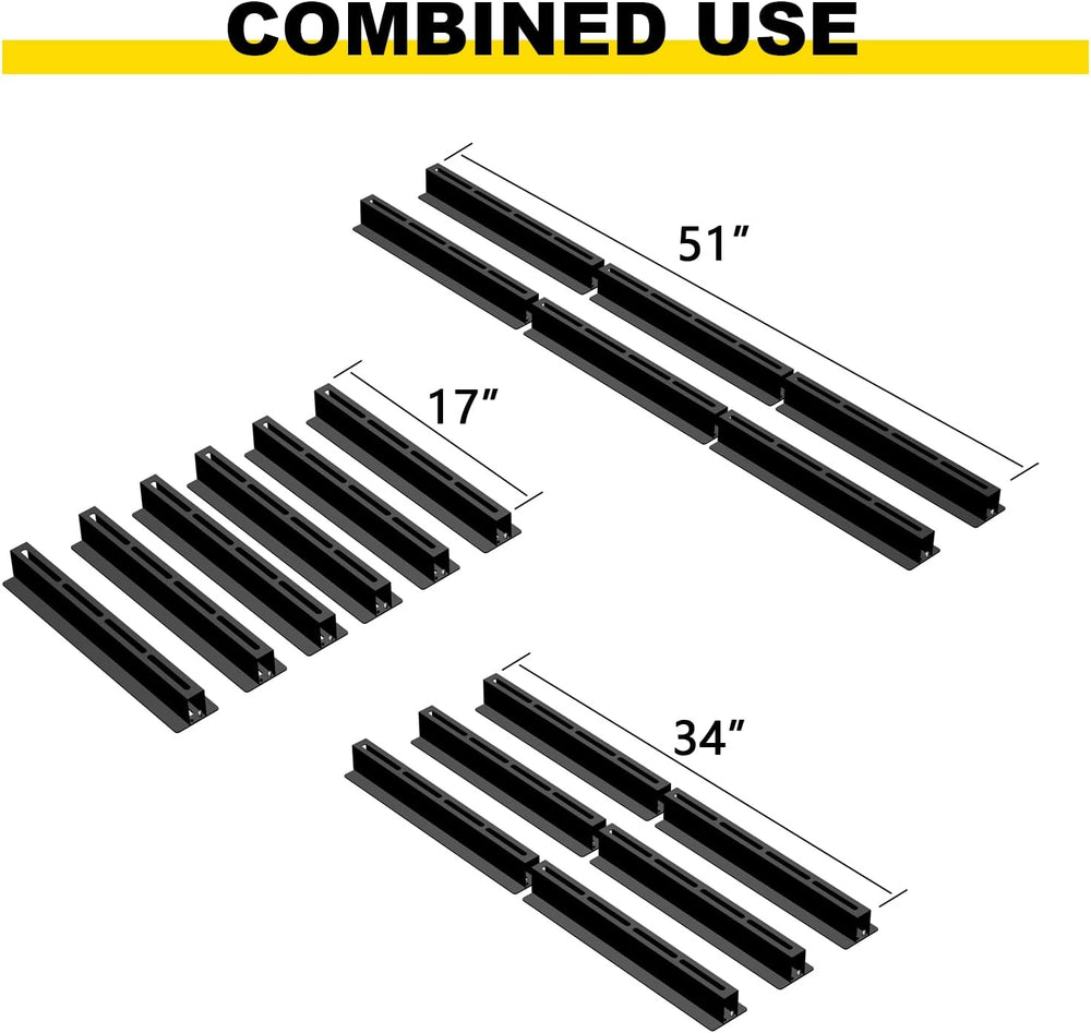 6 Pack Overhead Garage Storage Racks, Heavy Duty Ceiling Storage Rack