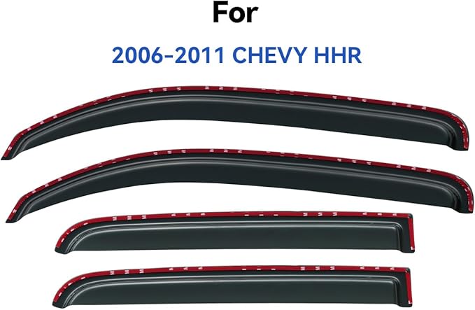 in-Channel Window Visors Rain Guards Shield