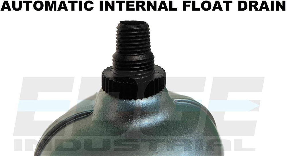 HEAVY DUTY INDUSTRIAL RATED HIGH FLOW PARTICULATE FILTER, IN-LINE WATER TRAP ...