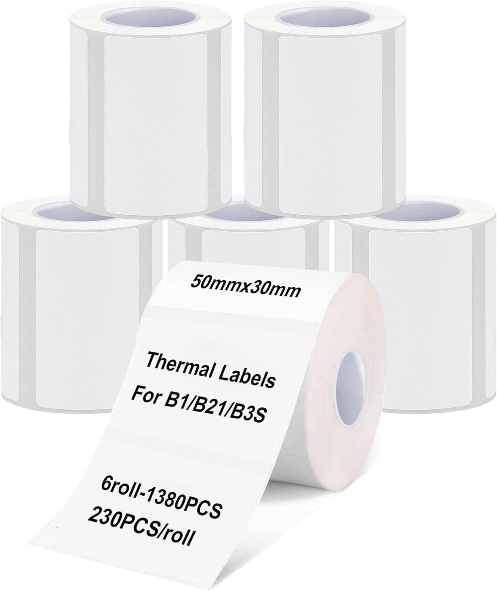 Thermal Labels Maker Tapes for B21/B3S/B1 Printer,1.91" X 1.18" (50...