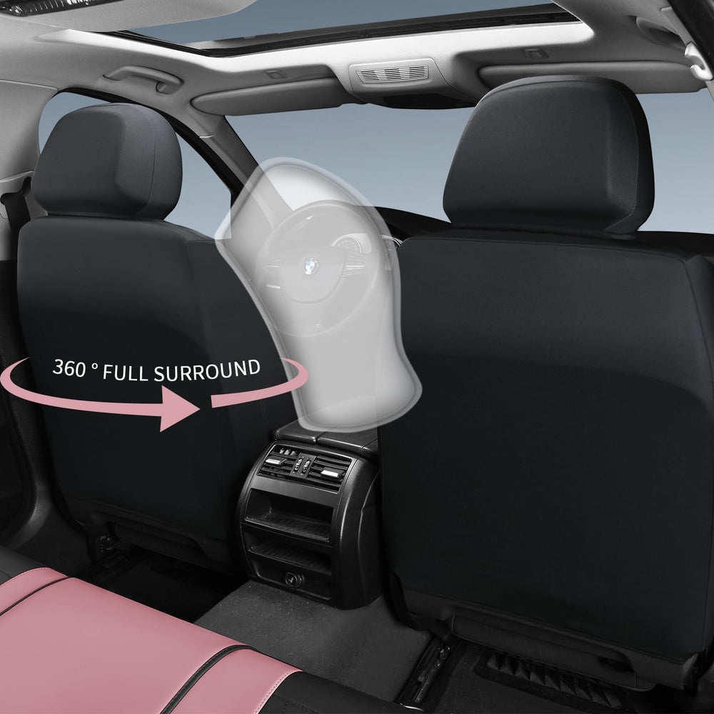 Car Seat Covers Full Set, Leather Car Seat Cushion, Ultra-Thin Breathable Mat...