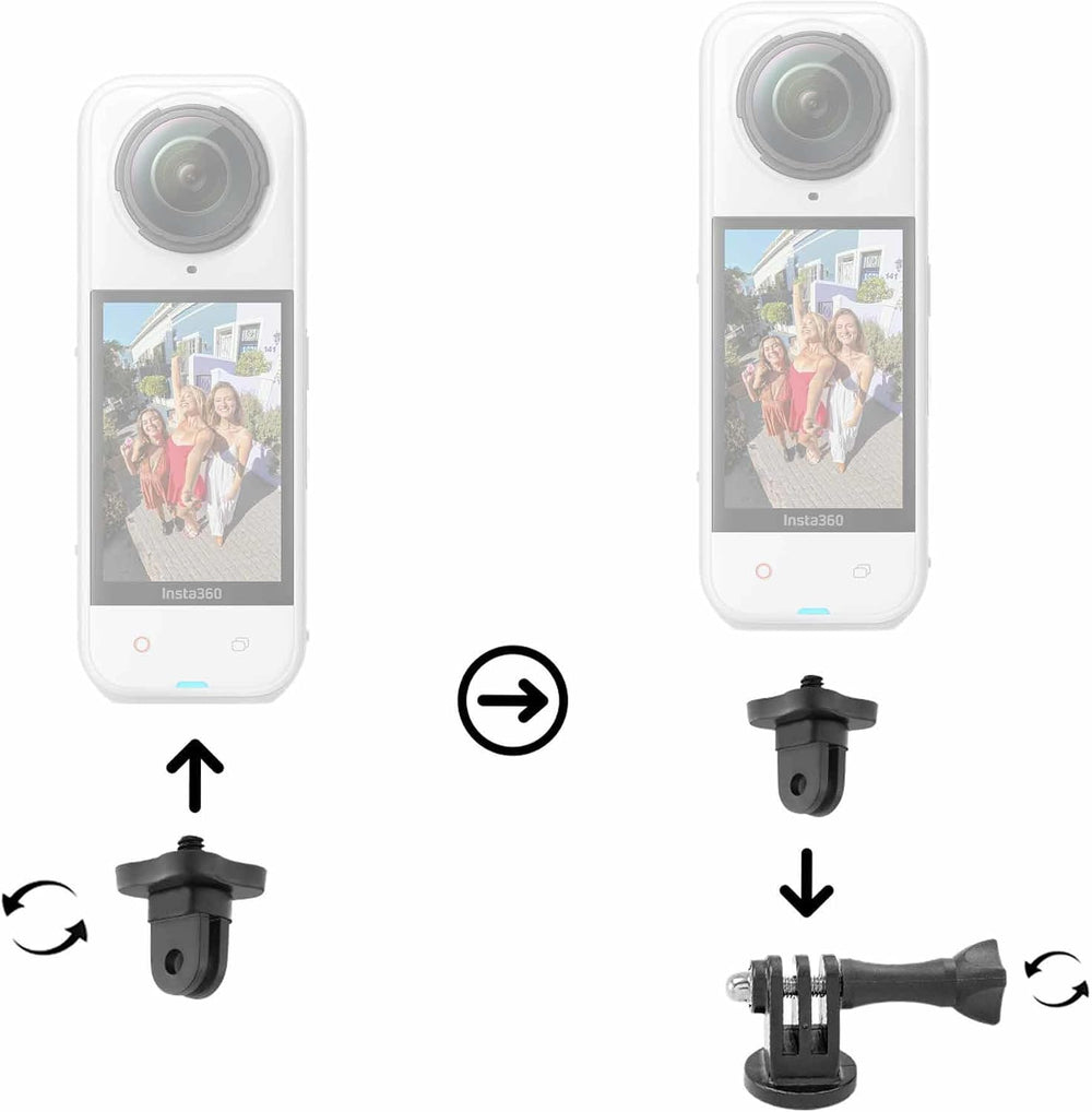 Insta360 X5 8K 360 Waterproof Action Camera (White) | 1/1.28" Sensors, R...