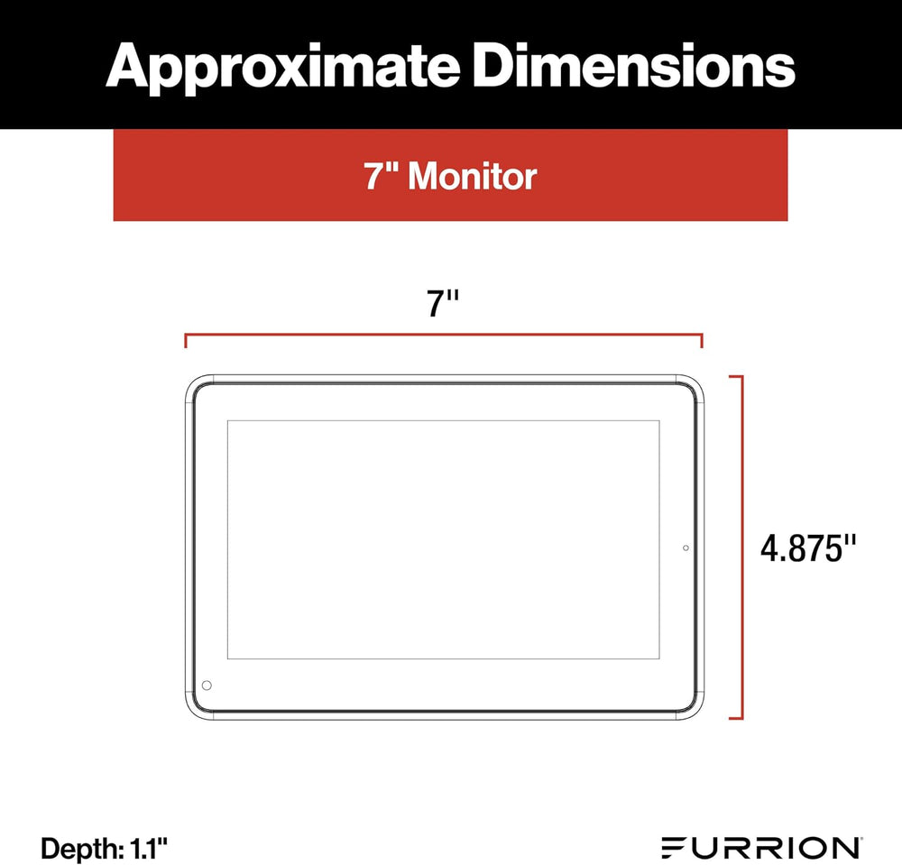 Furrion Vision S+ Wireless 3-Camera RV System with 7" Monitor, FOS7HTAEN