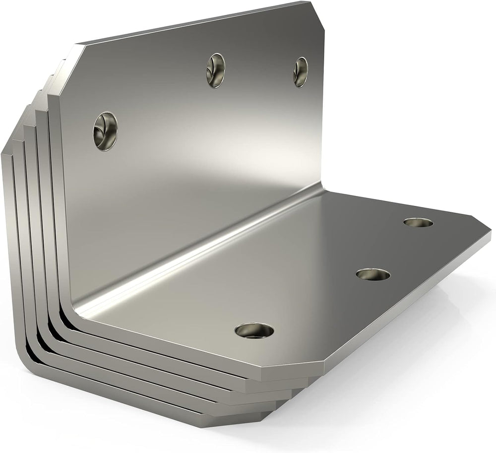 4x2x2 L Bracket Corner Brace(15PCS), 4 Inch Galvanized