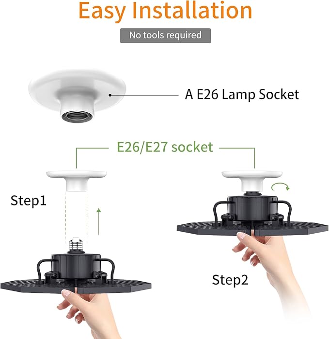 LED Garage Lights, 140W 18500 Lumens Garage Ceiling Lighting, 6000K Daylight