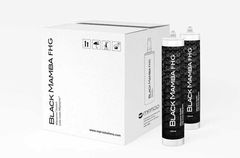Black Mamba FHG High Tack - Superfast Mono Component Polymer Sealant Cartridg...