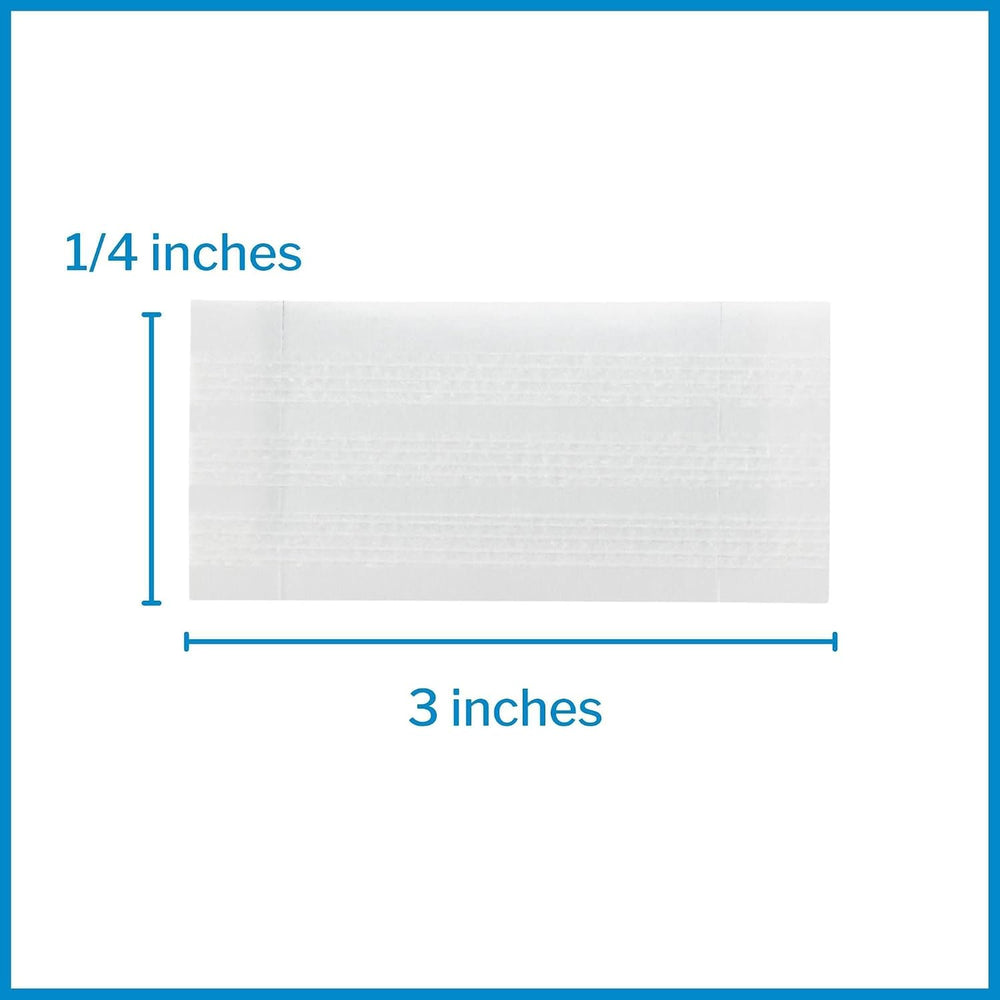 McKesson Skin Closure Strips, Sterile, White, 1/4 x 3 in, 50 ct
