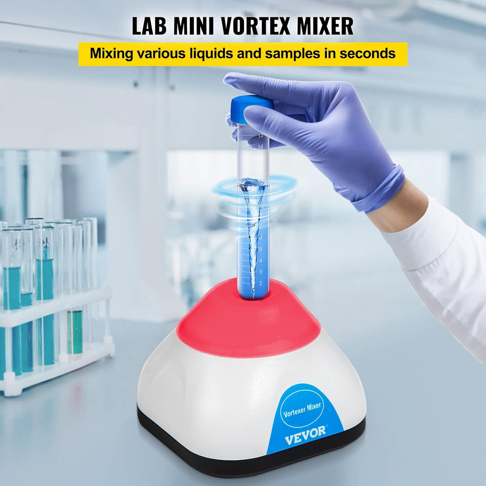VEVOR Vortex Mixer, 3000RPM Mini Vortex Mixer Shaker, Touch Function Scientif...