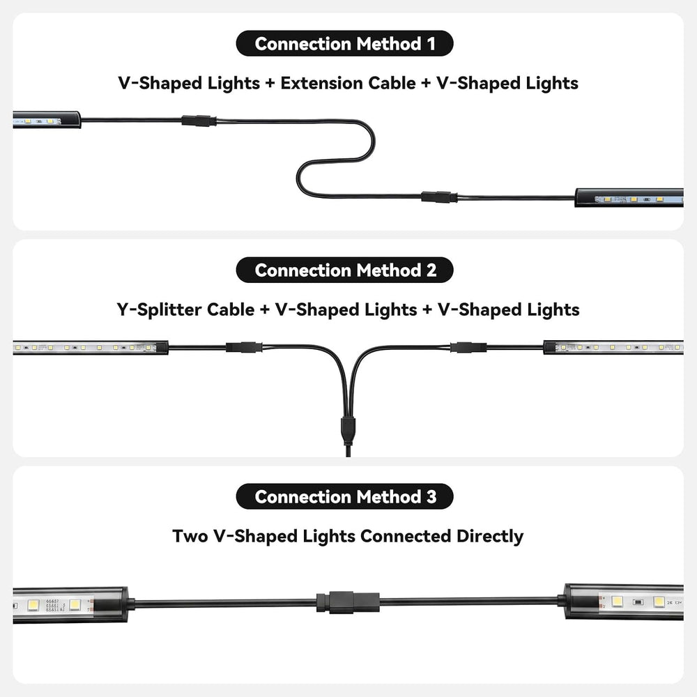 Gun Safe Light Kit, Door Sensor LED Light Bars, 5000K Daylight, 6-Pack 12-Inc...